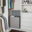 Panier à linge double avec couvercle simple Lavish Home 