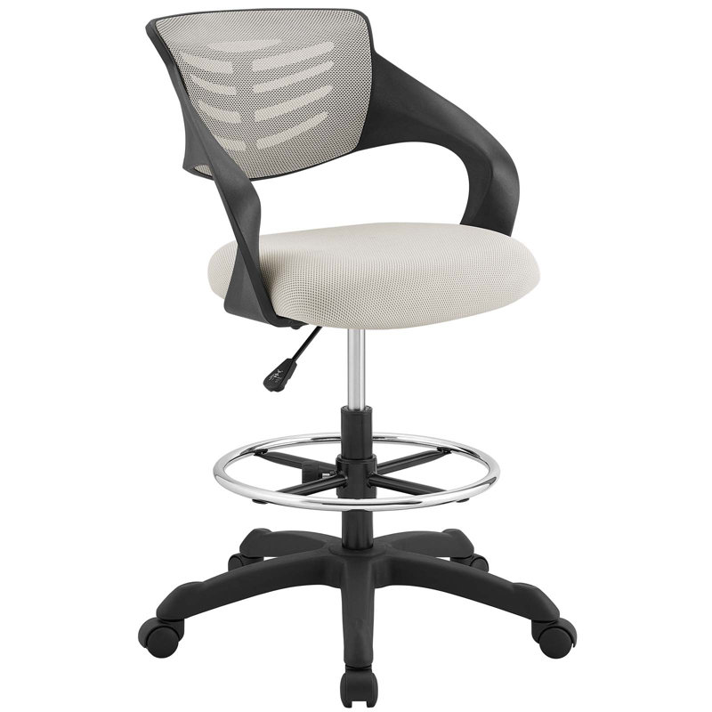 Modway Thrive Mesh Drafting Chair, Gray