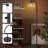 59" Arced Floor Lamp With Glass Lampshade and Bulb Included