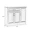 Rangement pour chaussures en alliage d'aluminium noyer