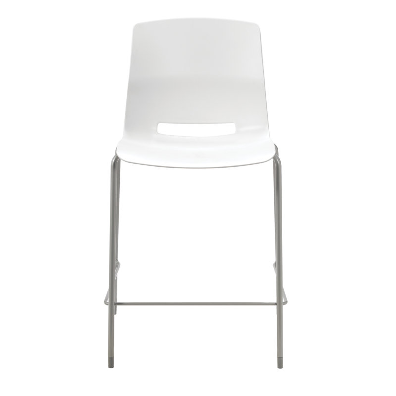 Tabouret de bar Wille Lola, Blanc, Tabouret de comptoir (assise de 25 po de hauteur)