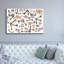 Art mural sur toile Epic Graffiti «Mid Century 1 Blush» par Cheryl Warrick