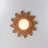 Sunburst 2-Light Dimmable Flush Mount -636535314