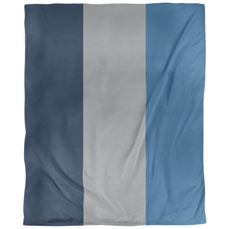 Tissu de basket-ball denver, Bleu minuit / gris clair de lune / bleu lac