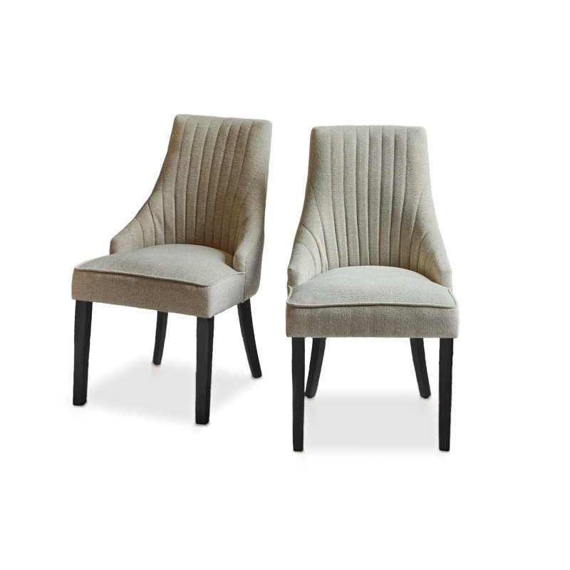 45cm H Solid Wood Accent, Marl Taupe