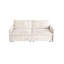 Tissu de salon en velours côtelé beige, siège rembourré 2 places, style-792478340