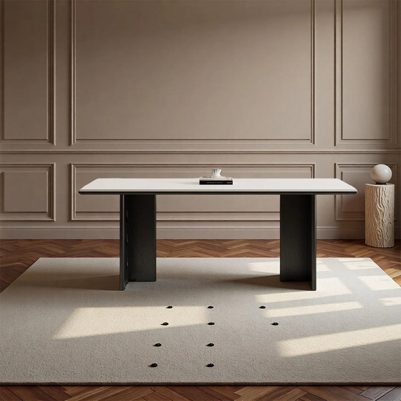 Table de salle à manger rectangulaire tendance et simple, H 29,52 po x L 70,86 po x l 31,49 po
