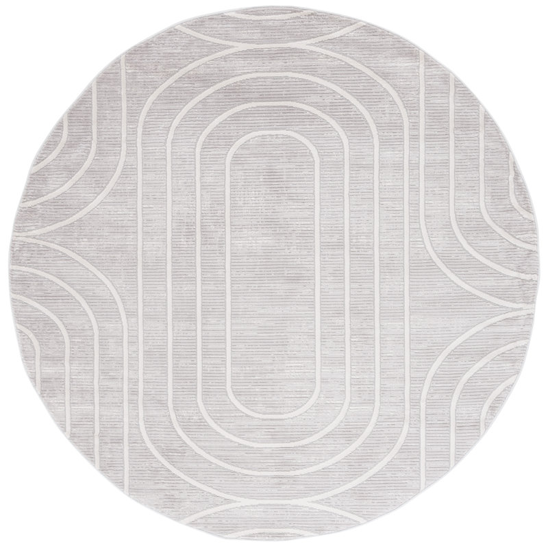 Kaillan Performance Abstract Rug, Round 6'7"