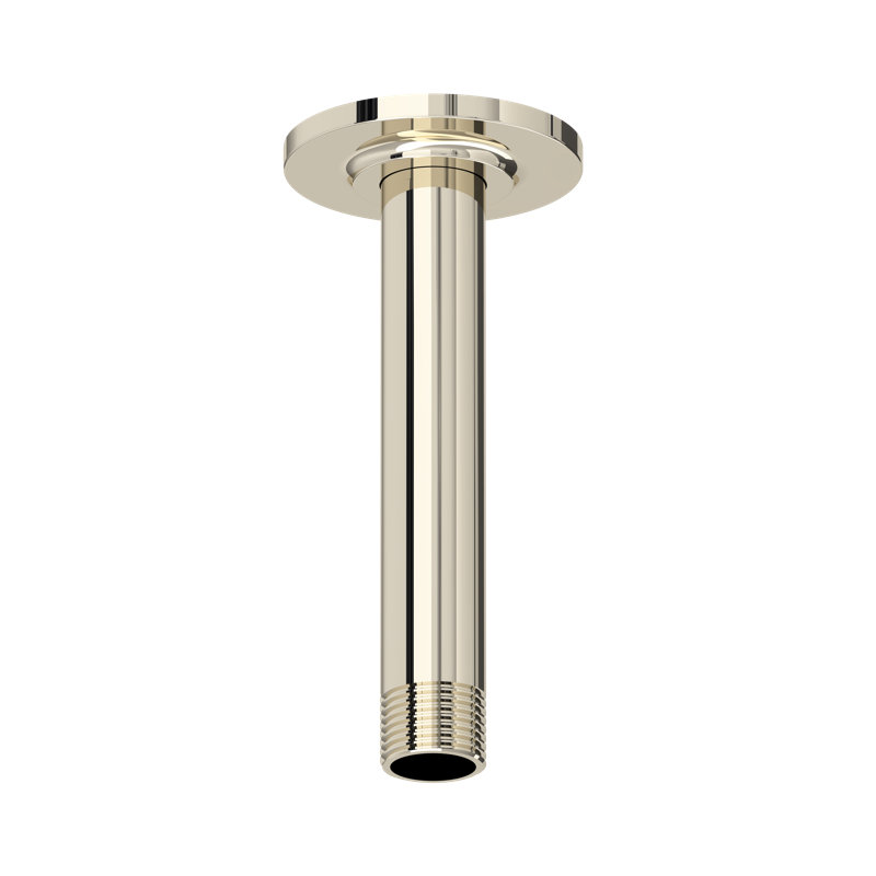 6" Ceiling Mount Shower Arm, Polished Nickel