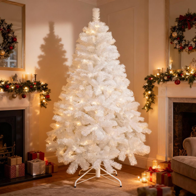 Lighted Artificial Christmas Tree, 5 ft.