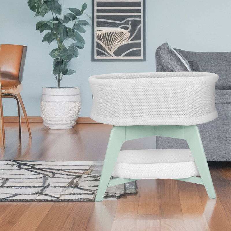 Evi Smart Bassinet, Green