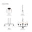 Luminaire suspendu pour îlot de cuisine à 3 lumières à intensité variable Klarice 