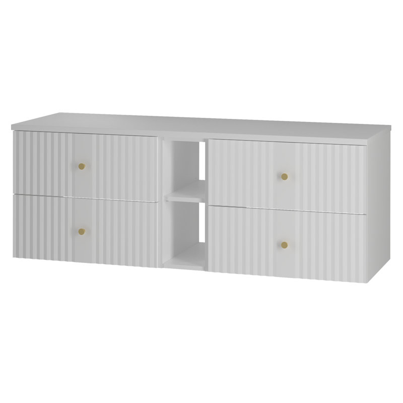 Arashel Bathroom Storage Furniture Set, Gray