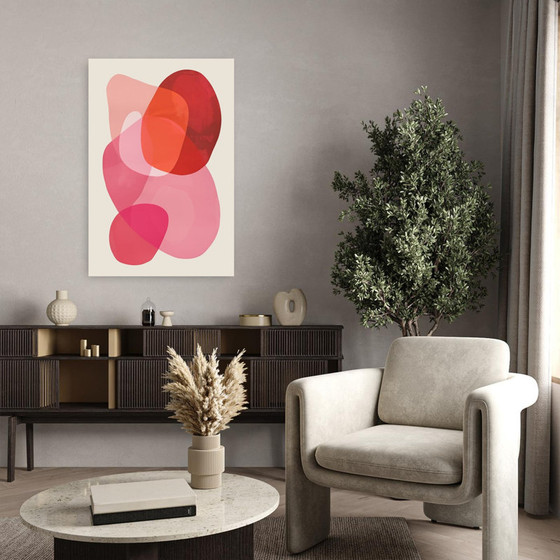 Art mural contemporain abstrait abstrait, H 36 po x l 24 po