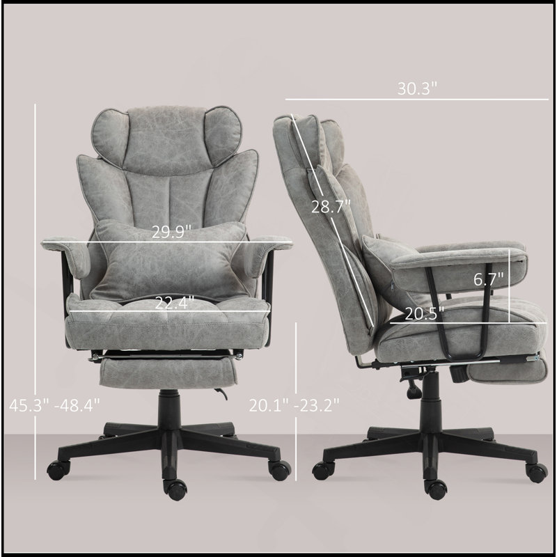 Chaise de bureau confortable avec massage avancé et conception ergonomique pour de longues heures de travail