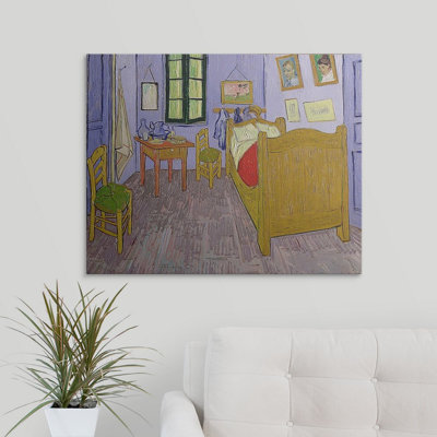 " Van Goghs Bedroom At Arles, 1889 " by Vincent Van Gogh
