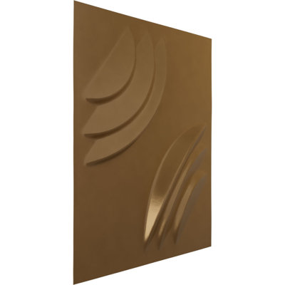 Panneau mural décoratif 3D Artura EnduraWall, l 11 7/8 po x H 11 7/8 po, ruée vers l'or métallique (couvre 0,98 pi2)