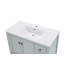 Meuble-lavabo simple 37 po avec 5 tiroirs et 2 portes Brashears