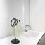 Porte-serviettes en acier avec 2 anneaux de suspension pour comptoir de meuble-lavabo en acier-109362659