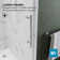 Kw02 66 In. W X 76 In. H Single Sliding Frameless Shower Door With 3/8 In. Clear Glass