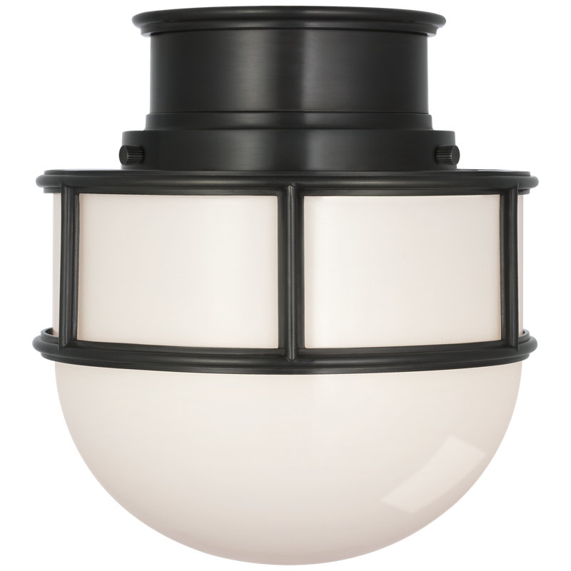 Chapman & Myers 1 - Light Flush Mount, Bronze