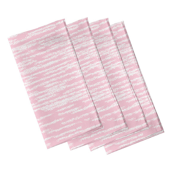 Serviette de table Algean, Rose clair