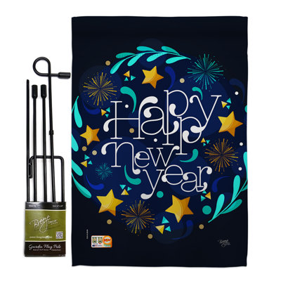 Polyester 2 faces 18,5 x 13 po Winter impressions Ensemble de drapeaux