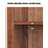 Ash Wood Bookshelf with Drawers-903655820-903655819