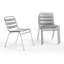 Chaise empilable en métal pour restaurant 4PK-91925248