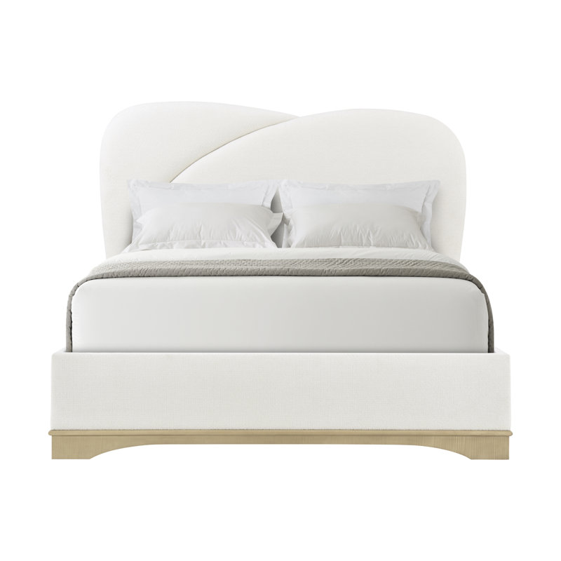 Origins Upholstered Bed, Queen, Sesame