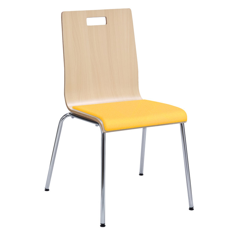 Jive Series Armless Stackable Chair, Daffodil, Beige