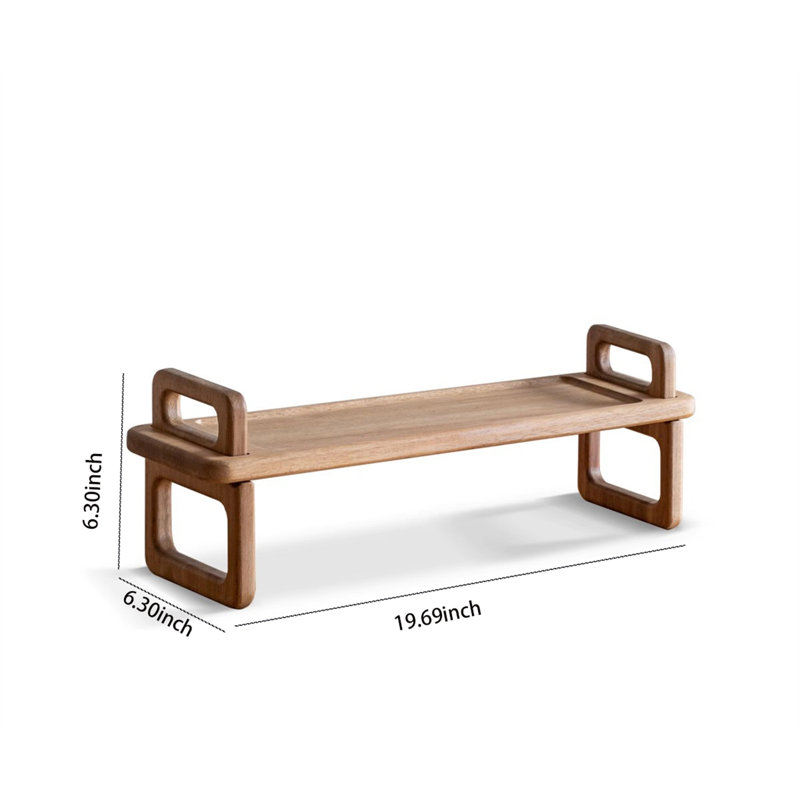 Menyon Manufactured Wood Monitor Stand, Brown