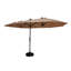 Parasol de marché rectangulaire illuminé avec base Nyele 180 po x 108 po-552492934