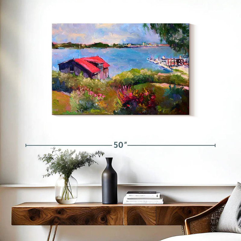 Lilie Reservoir, 24" H x 36" W