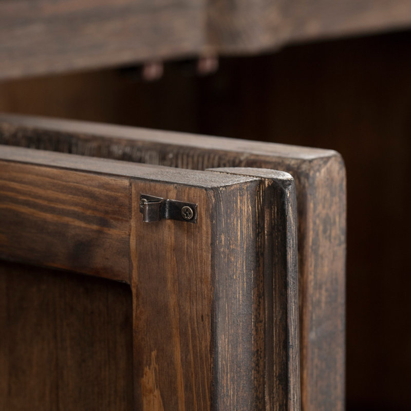 Alcott Cabinet-Distressed Cocoa Pine