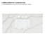 Arbios 48" Quartz Single Bathroom Vanity Top with Lavatory Faucet Holes-92756960