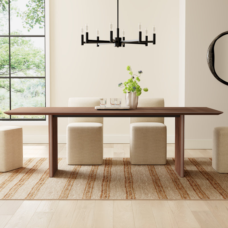 Davina Rectangular Dining Table, Walnut
