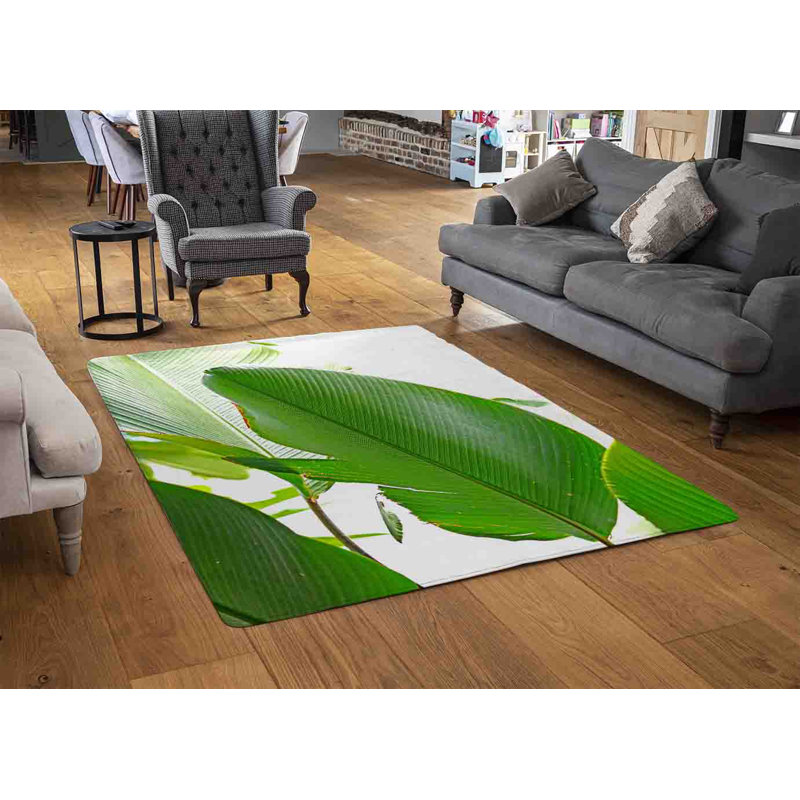 Mixell Floral Area Rug, Rectangle 60 x 110cm 