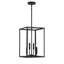 Lampe 4 lumières Meridian en noir mat-103017690