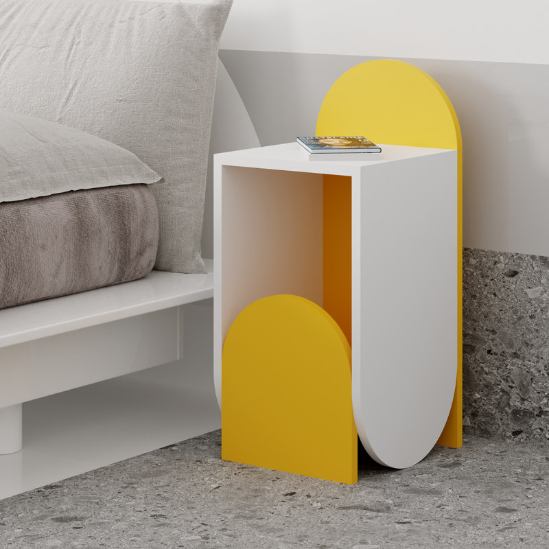 Table de chevet Chaniyah, Jaune