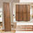 4 Panel Pegboard Display With 360° Metal Hinges Solid Wood Frame For Craft Show