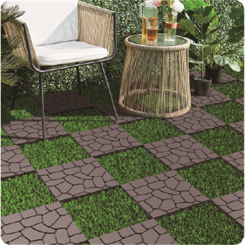 Carreaux de terrasse 12 "New Stone Texture, Gris