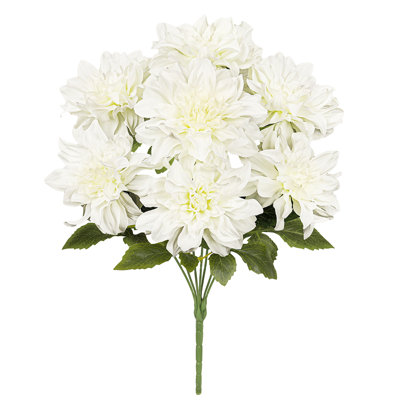 Bouquet de tiges de dahlia artificielles