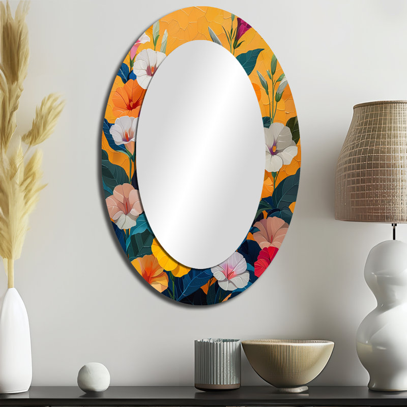 Miroir mural orange orange, 36 po x 24 po