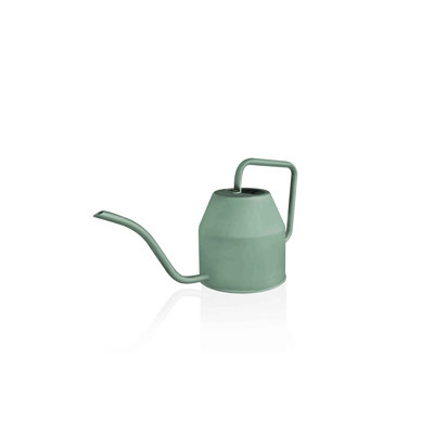 Arrosoir en acier inoxydable de qualité supérieure, 4,7 x 4,7 x 5,1 pouces | Capacité de 40,6 oz liq., Finition verte élégante | Conception durable et résistante à la rouille pour l'intérieur et l'extérieur, parfaite pour les amateurs de plantes 