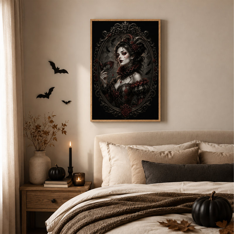 Art mural sur toile Halloween, H 48 po x l 32 po