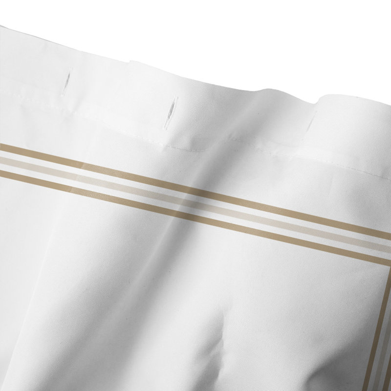 Rideau de douche simple , F, Beige