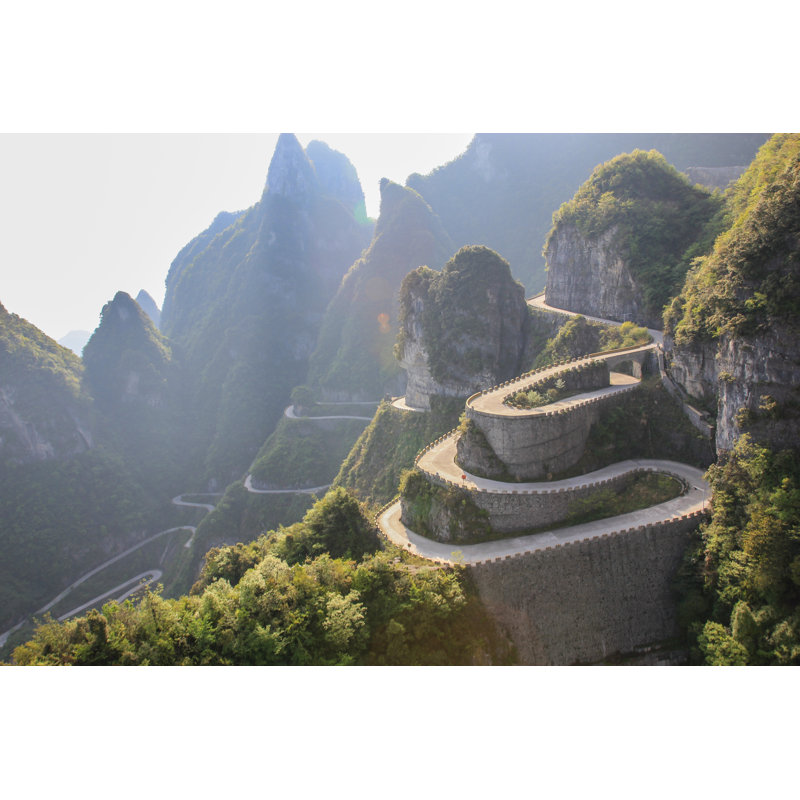 Porte du paradis en Chine, H 8 po x l 12 po x P 1,25 po