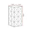 Table basse à piédestal