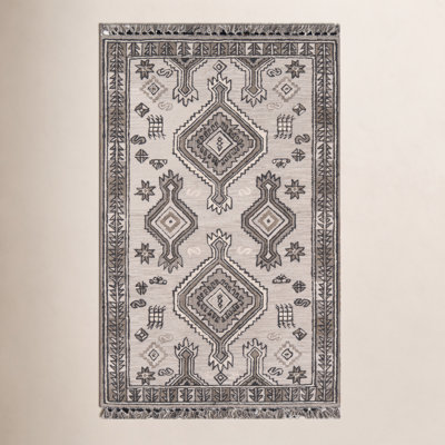 Bronte Gray Hand-Tufted Wool Rug